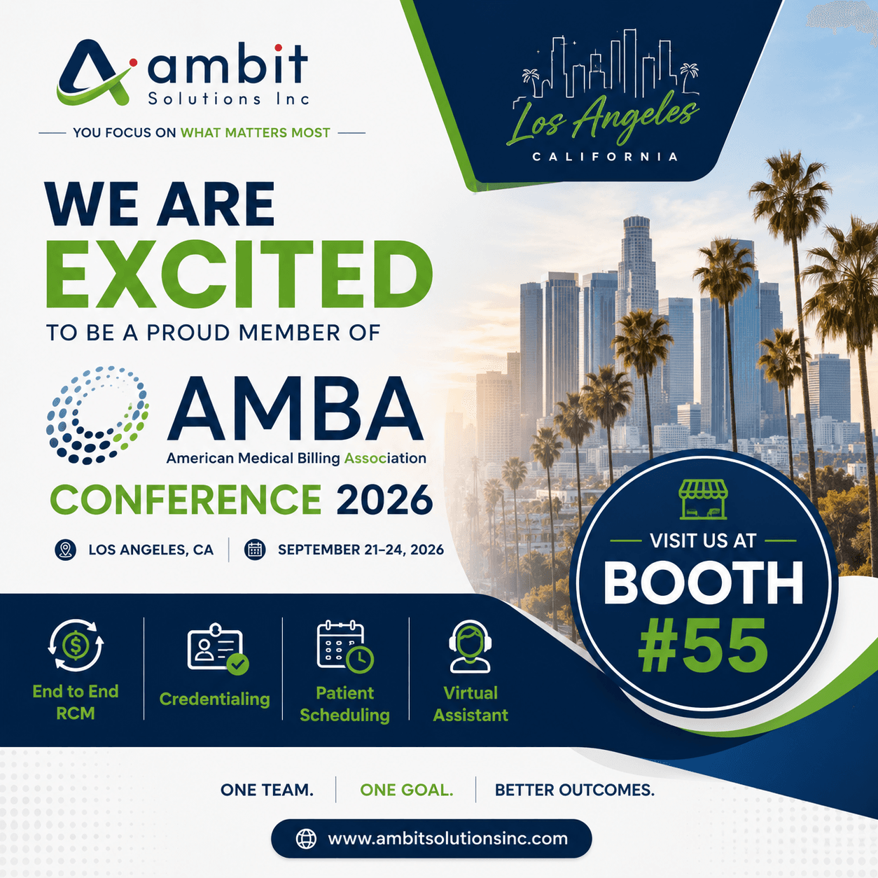 Ambit at AMBA Conference 2026 in Los Angeles, September 21–24, booth 55
