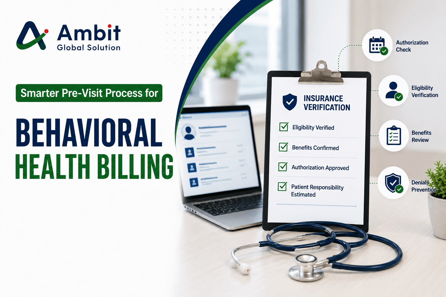 Smarter pre-visit process for behavioral health billing